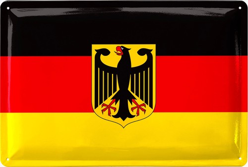 Blechschild retro deutschland - retro,