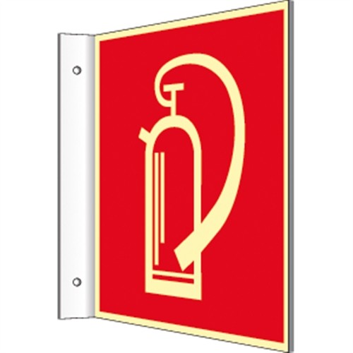 Fahnenschild feuerlöscher - fahnenschild,