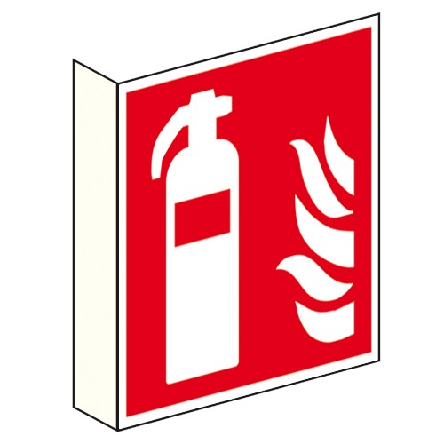Feuerlöscher fahnenschild - feuerlöscher,