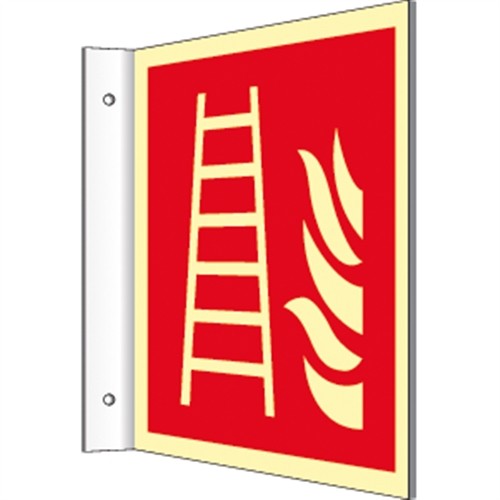 Fahnenschild feuerleiter iso - fahnenschild,