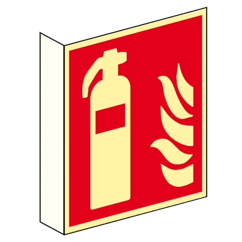 Feuerlöscher fahnenschild - feuerlöscher,