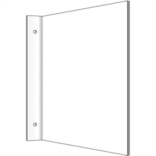 Fahnenschild blanko zur wand - fahnenschild,