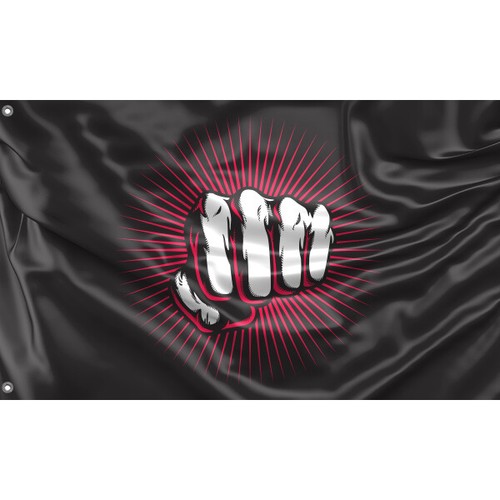 Verbotsschild flagge - verbotsschild,