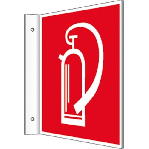Fahnenschild feuerlöscher - fahnenschild,